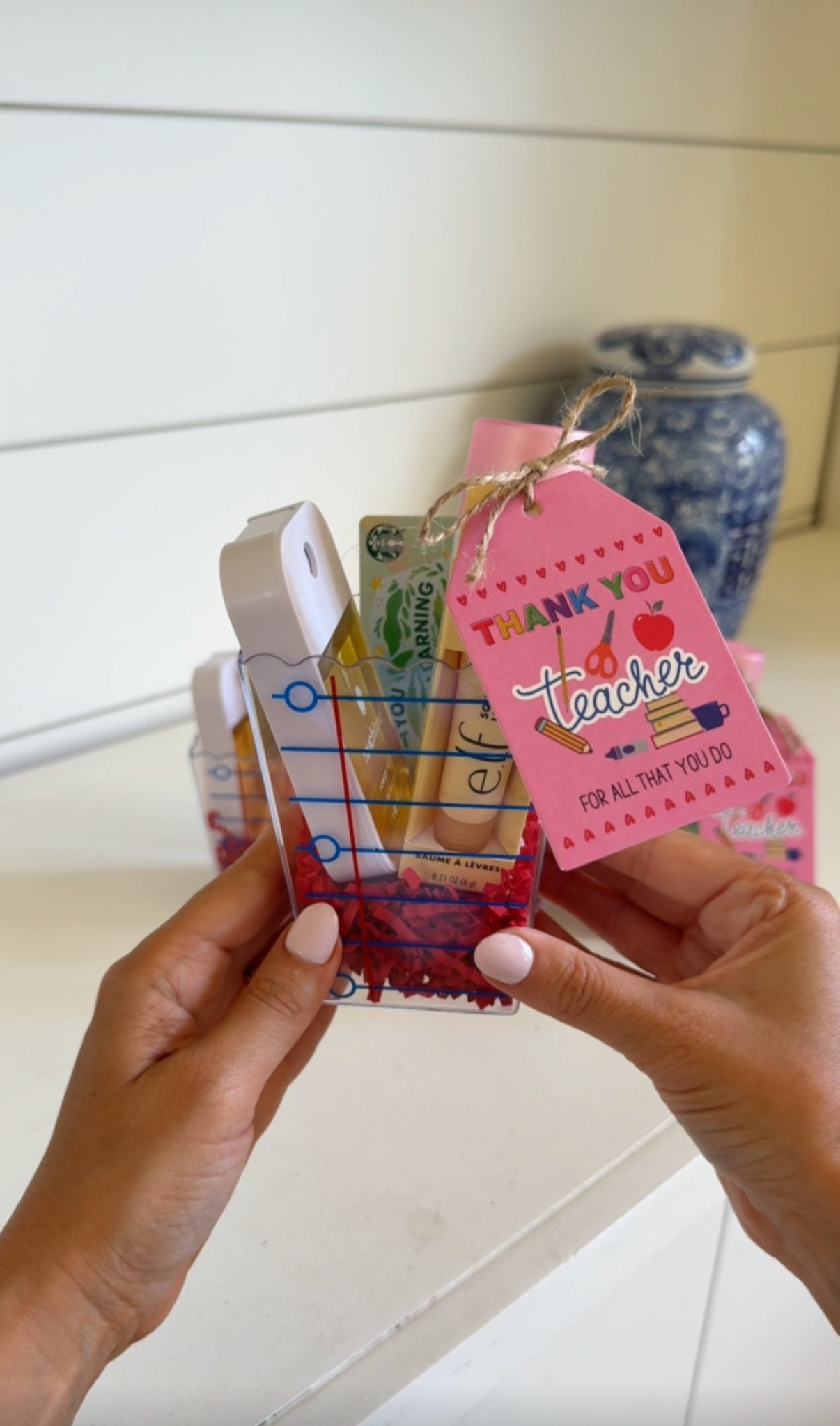 Teacher appreciation gift idea! Easy teacher gift idea! End of year gift for teachers✏️🍎

#LTKmomlife #LTKKids #LTKSeasonal