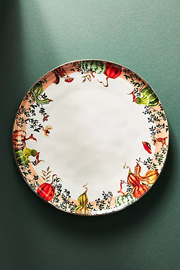 Inslee Fariss Autumn's Bounty Dinner Plate By Inslee Fariss in Orange Size DINNER | Anthropologie (US)