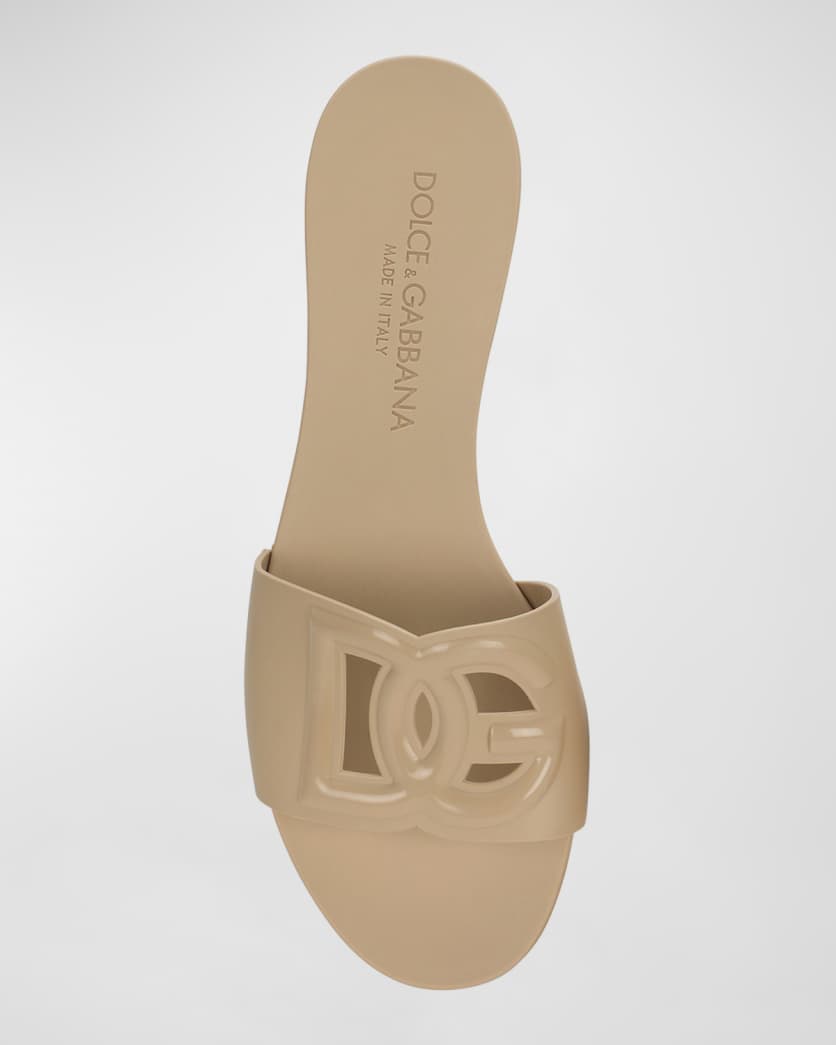 Cut-Out DG Rubber Sandals | Neiman Marcus