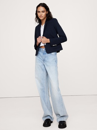 Everywhere Ponte Short Blazer | Banana Republic (US)