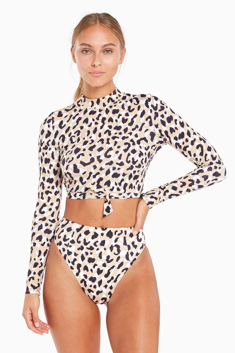 Vitamin A Barcelona High Waist Full Cut Bottom Wildcat | Vitamin A Swim