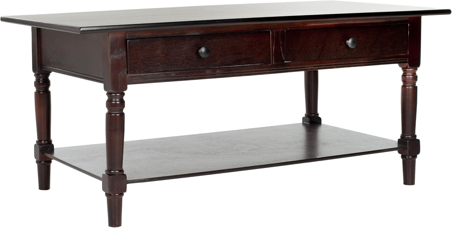 Safavieh American Homes Collection Boris Dark Cherry Coffee Table | Amazon (US)