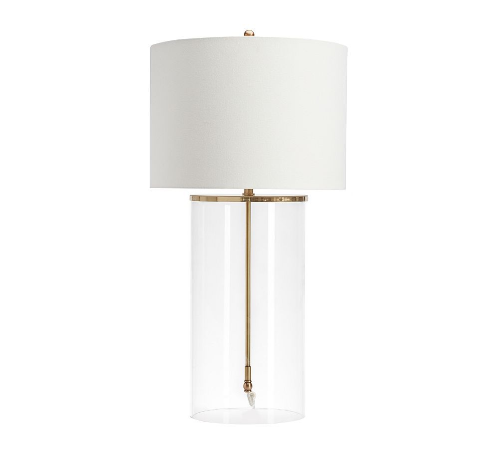 Aria Glass Table Lamp | Pottery Barn (US)