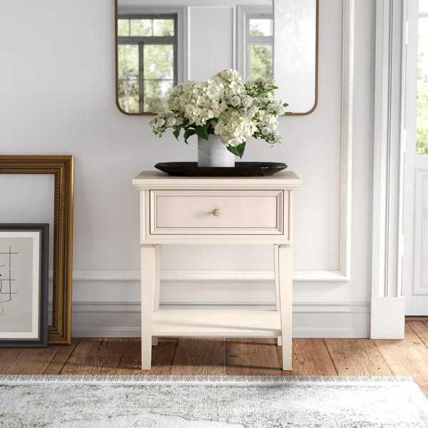 Monica Solid + Manufactured Wood Nightstand | Wayfair North America