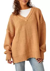 Free People Alli V-Neck Sweater | Belk