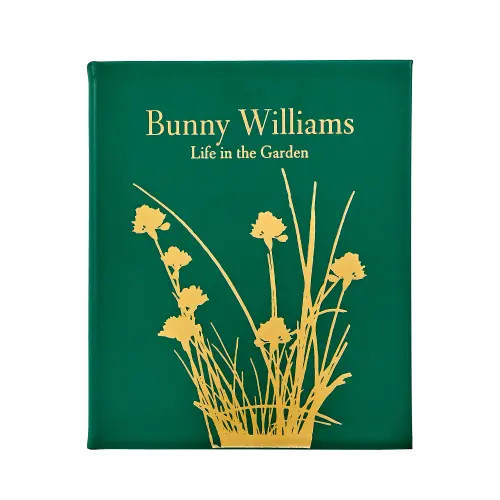 Graphic Image Bunny Williams Life in the Garden Leather Coffee Table Book in Emerald at Nordstrom | Nordstrom