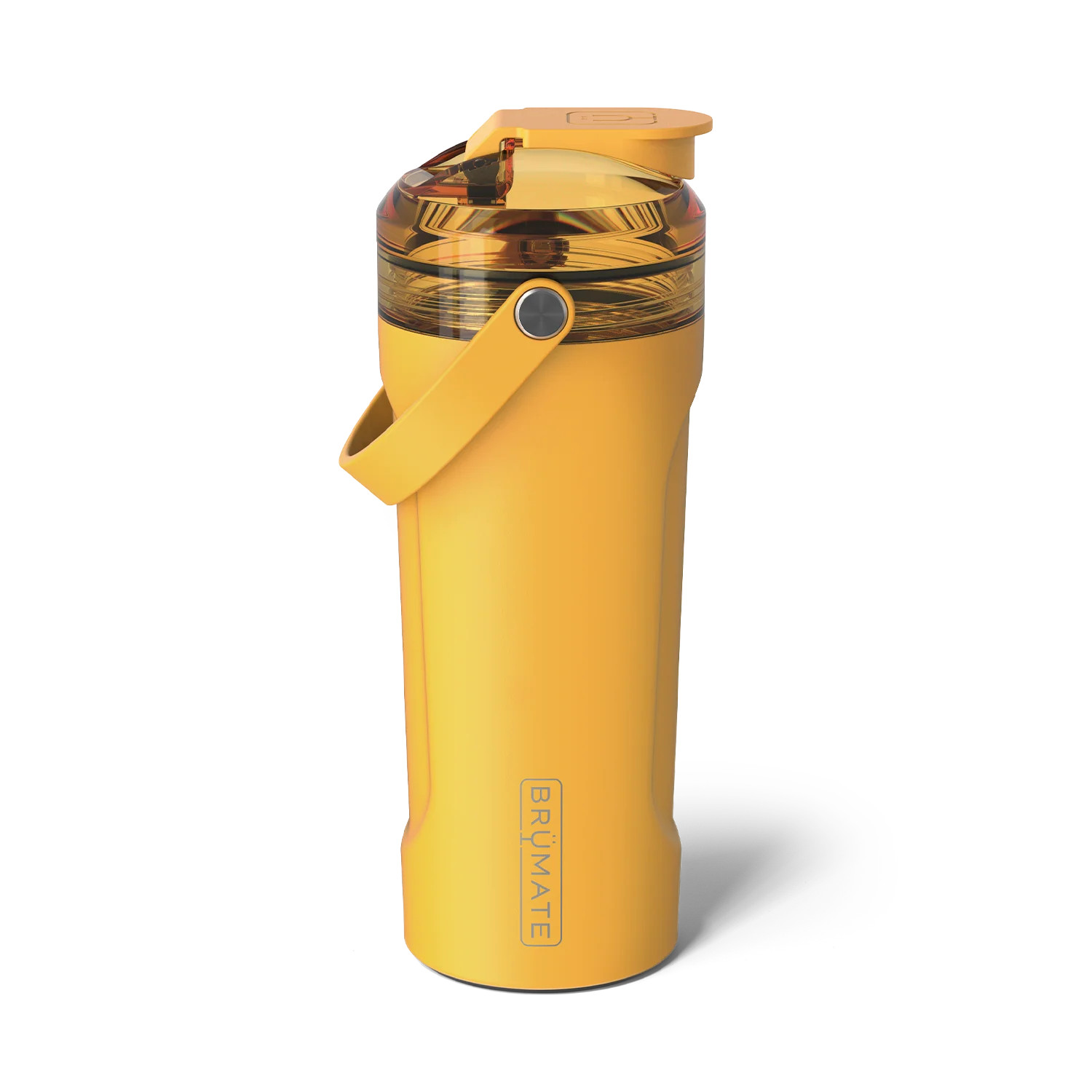 Multishaker 26oz Yellow Water Bottle - Turmeric | BrüMate | Brumate