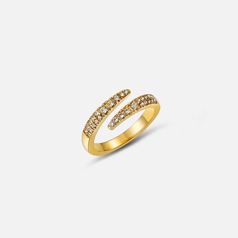 Pavé Bypass Ring | Victoria Emerson