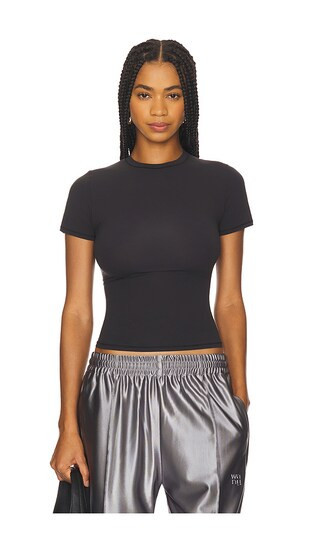 SKIMS Fits Everybody T-Shirt in Black. - size XXL | Revolve Clothing (Global)