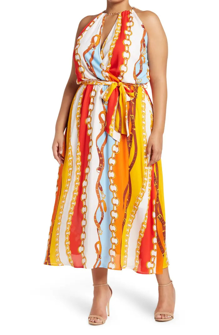 Beach House Chain Print Maxi Dress | Nordstrom Rack