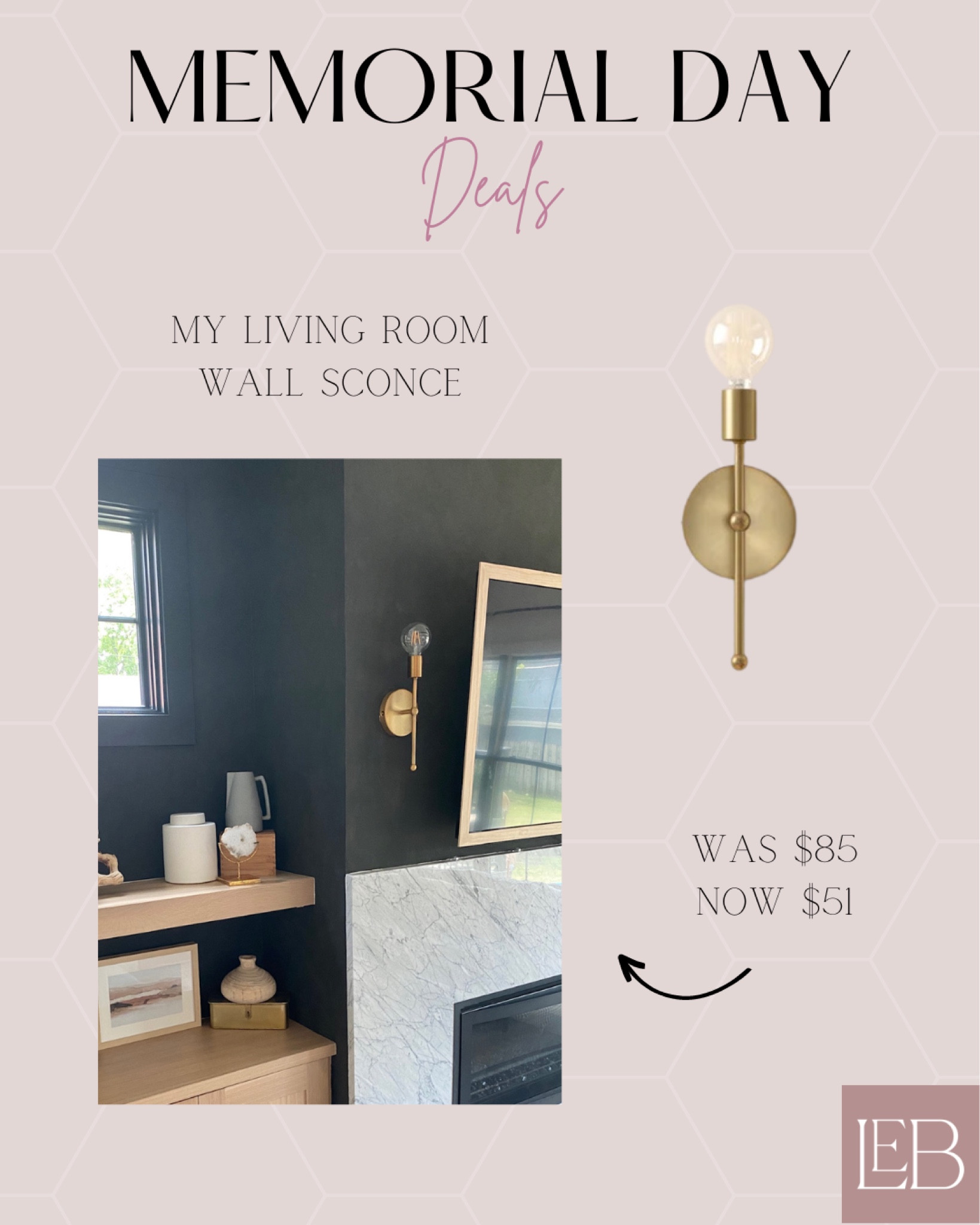 Shop Memorial Day deals in my home! 

Wall sconce, wayfair, modern home, lighting

#LTKhome #LTKsalealert #LTKFind