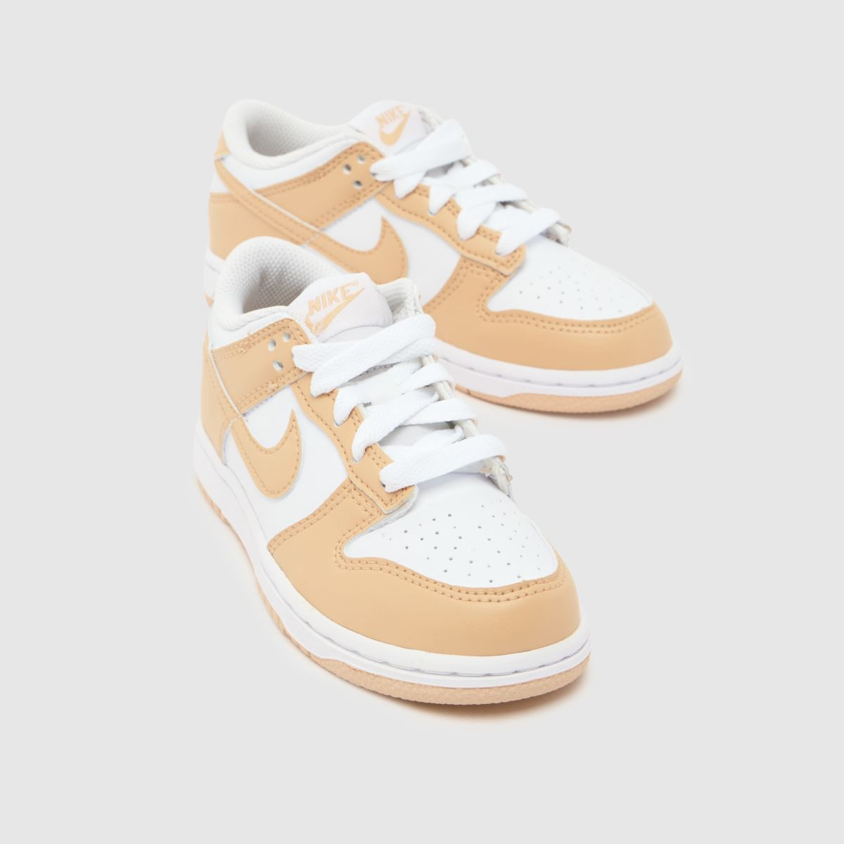 Kids Girls Junior White & Beige Nike Dunk Low Trainers | schuh | Schuh