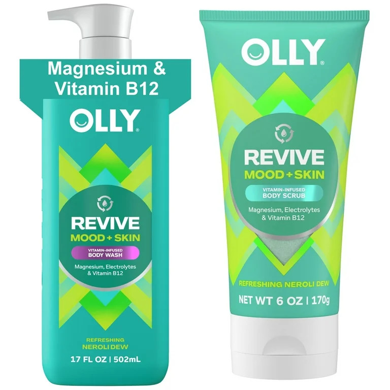 Olly Revive Body Wash & Scrub Collection, 2 Count | Walmart (US)