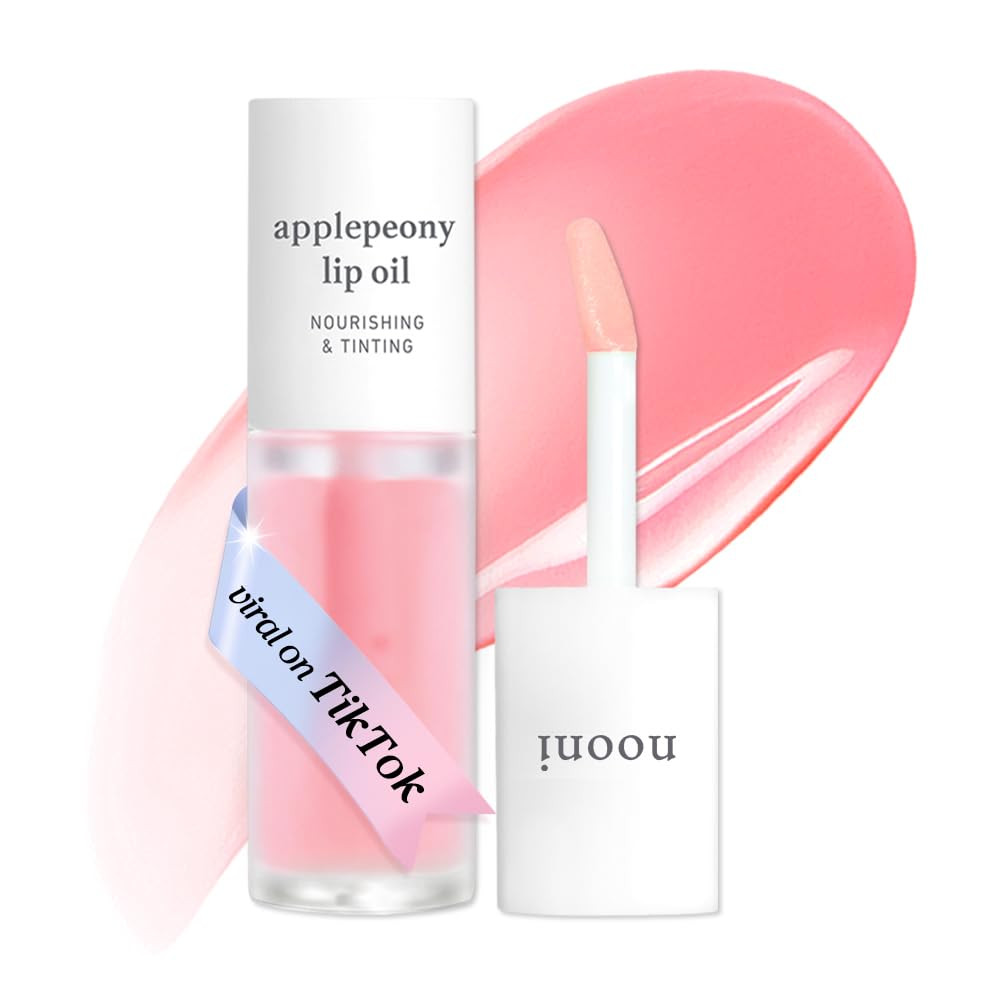 NOONI Korean Lip Oil - Applepeony - pH Color-Changing Plumping Lip Gloss | Amazon (US)