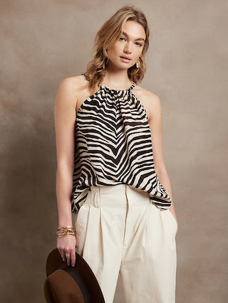 Fino Silk Top | Banana Republic (US)