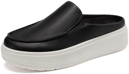 Rihero Women's Slip On Platform Mule Shoes Comfortable Memory Foam Lightweight Round Toe Clogs fo... | Amazon (US)