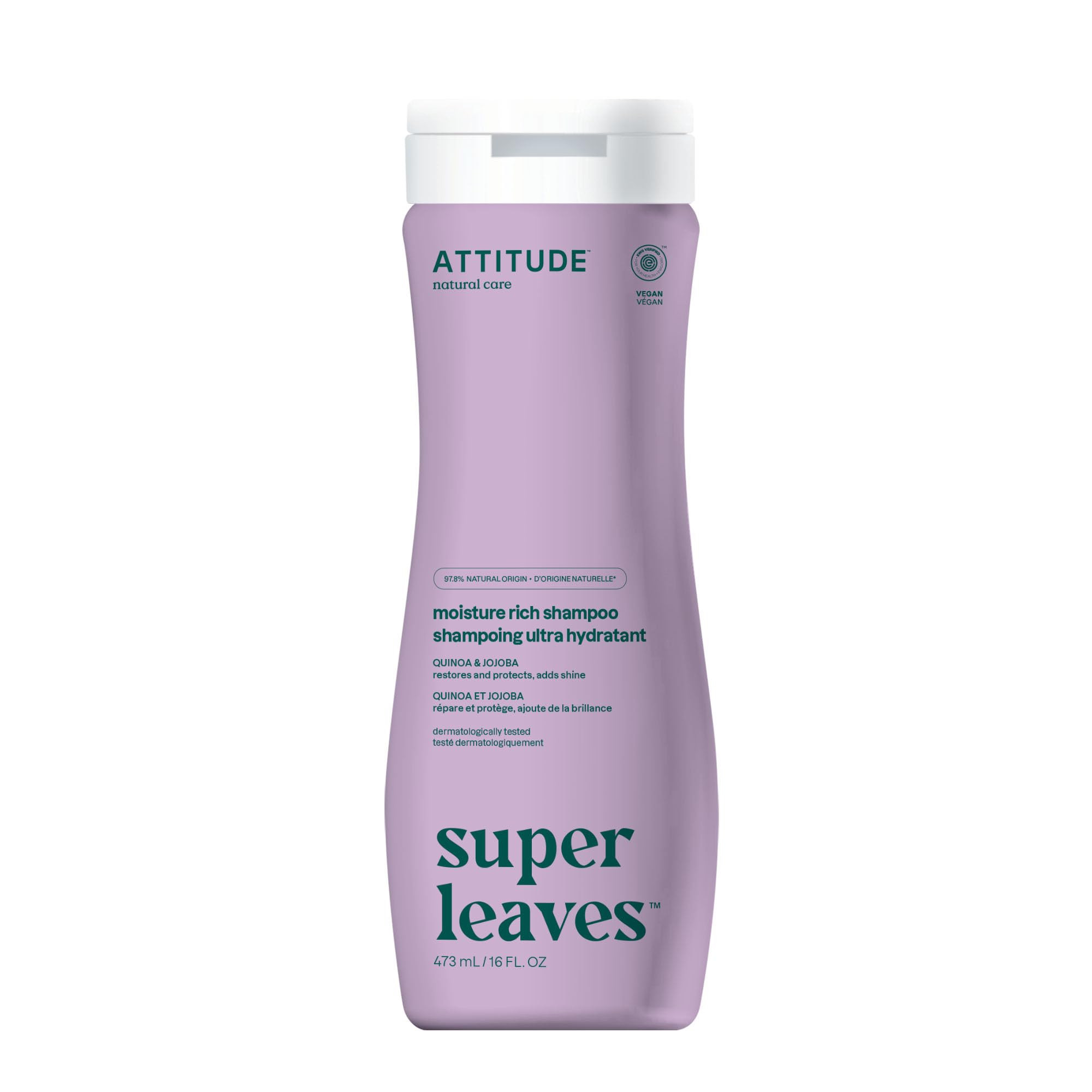 ATTITUDE Moisture Rich Hair Shampoo, EWG Verified, For Dry and Damaged Hair, Naturally Derived In... | Amazon (US)