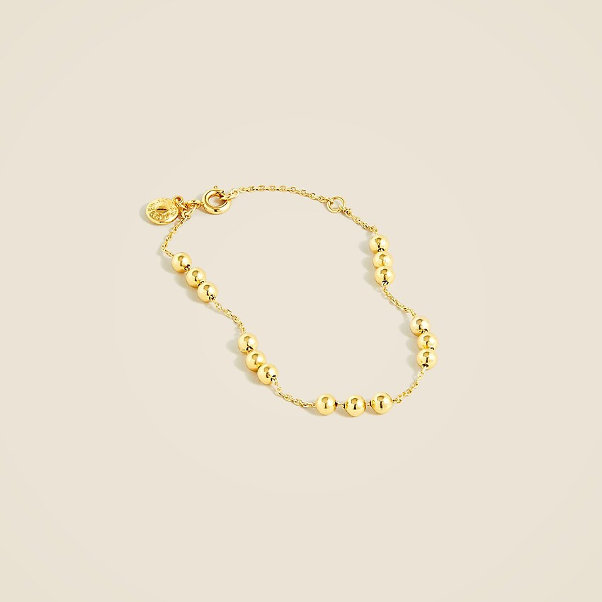 Beaded adjustable bracelet | J. Crew US