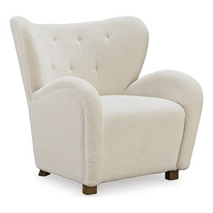 Signature Design by Ashley Larbell Ecru Accent Chair | Homesquare