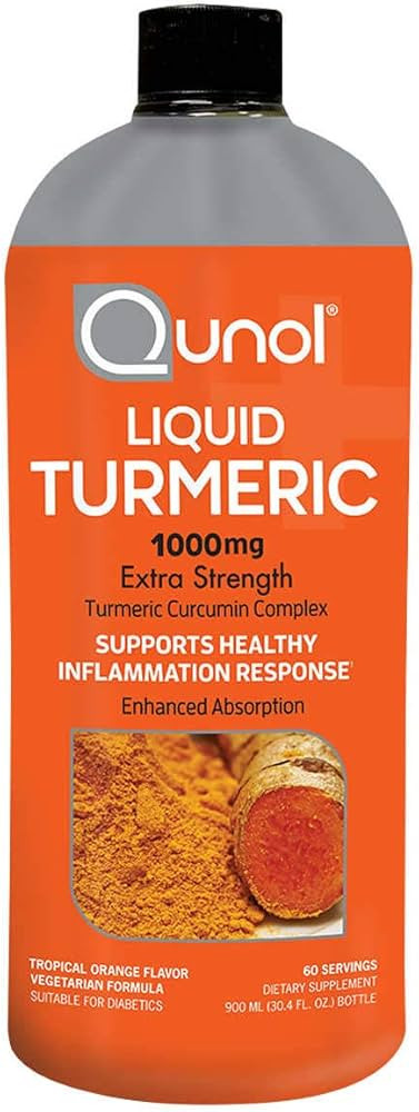 Qunol Liquid Turmeric for Dietary, contains Water, Xylitol, Natural Flavor, Citric Acid, Potassiu... | Amazon (US)