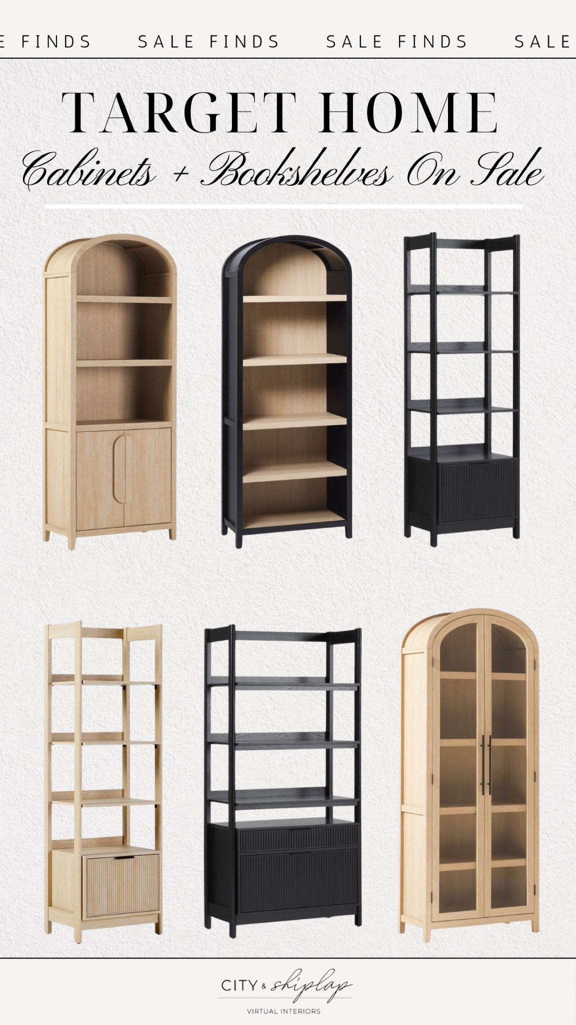 Bookshelves and cabinets on sale at Target 
Neutral home, organic home decor, accent furniture, home office 

#LTKSaleAlert #LTKHome #LTKSummerSales