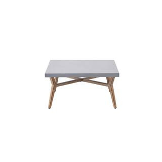 Haymont Square Steel Outdoor Coffee Table | The Home Depot