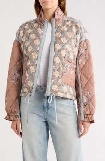 Bloom Bash Quilted Bomber Jacket | Nordstrom Rack
