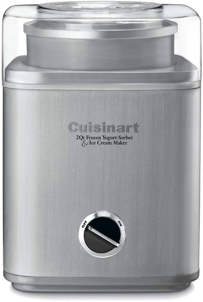 CUISINART Ice Cream Maker, Ice Cream and Frozen Yogurt Machine, 2-Qt. Double-Insulated Freezer Bo... | Amazon (US)