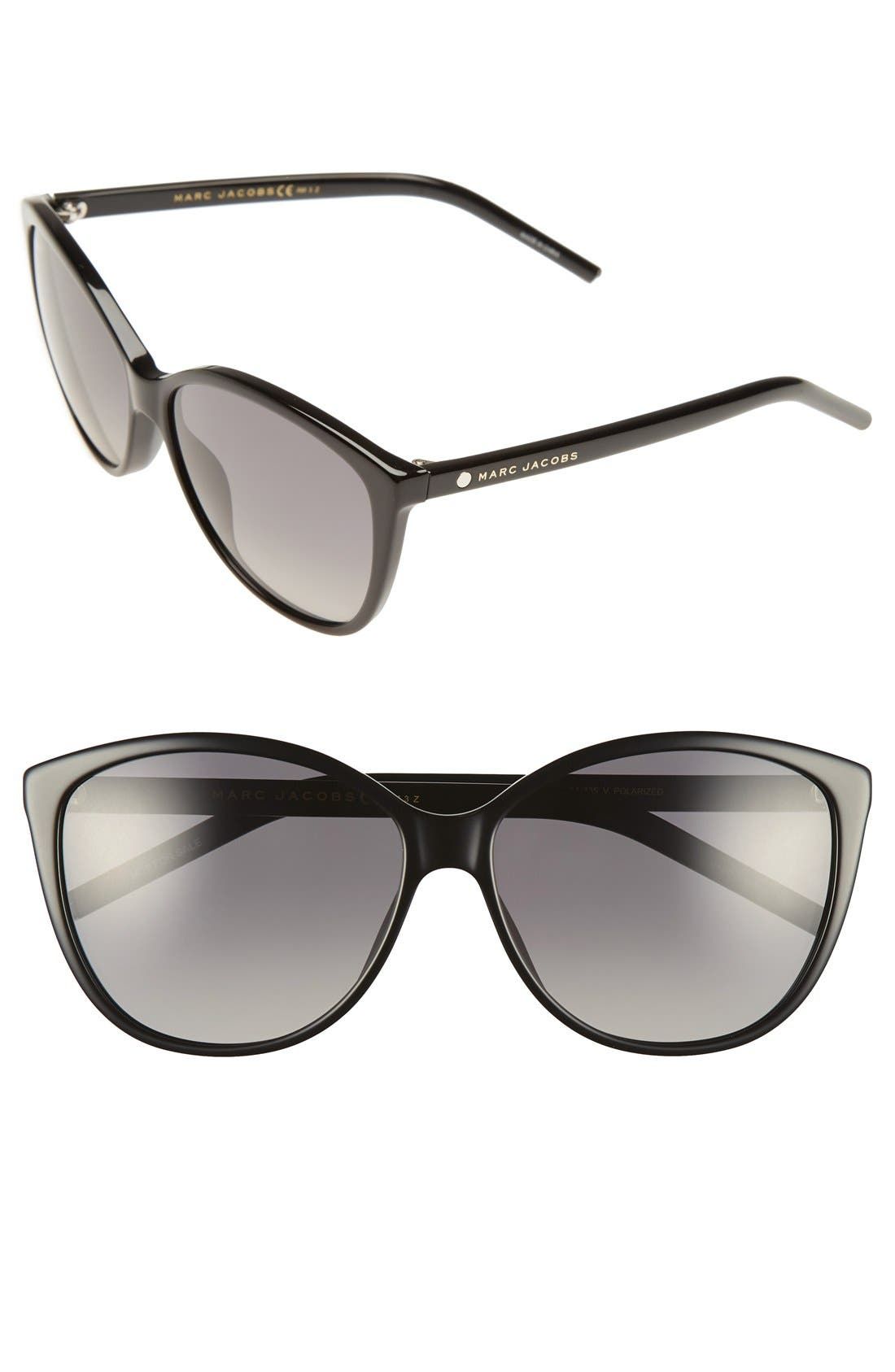 58mm Polarized Butterfly Sunglasses | Nordstrom