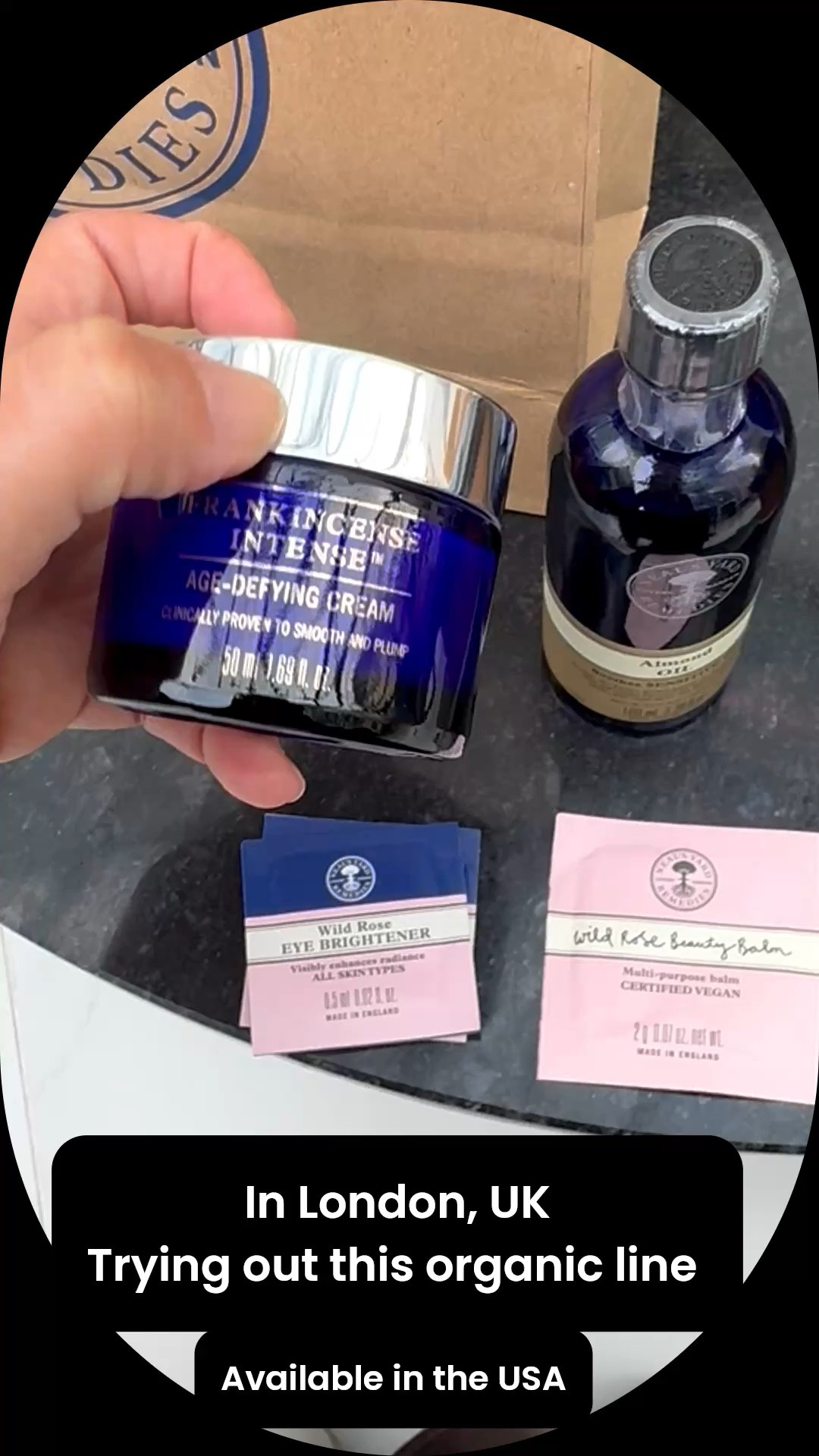 Trying out this Organic line in London UK and linking where to buy here
In the USA. The face cream not the exact but the similar frankincense line. 

#LTKOver40 #LTKselfcare #LTKmorningroutine