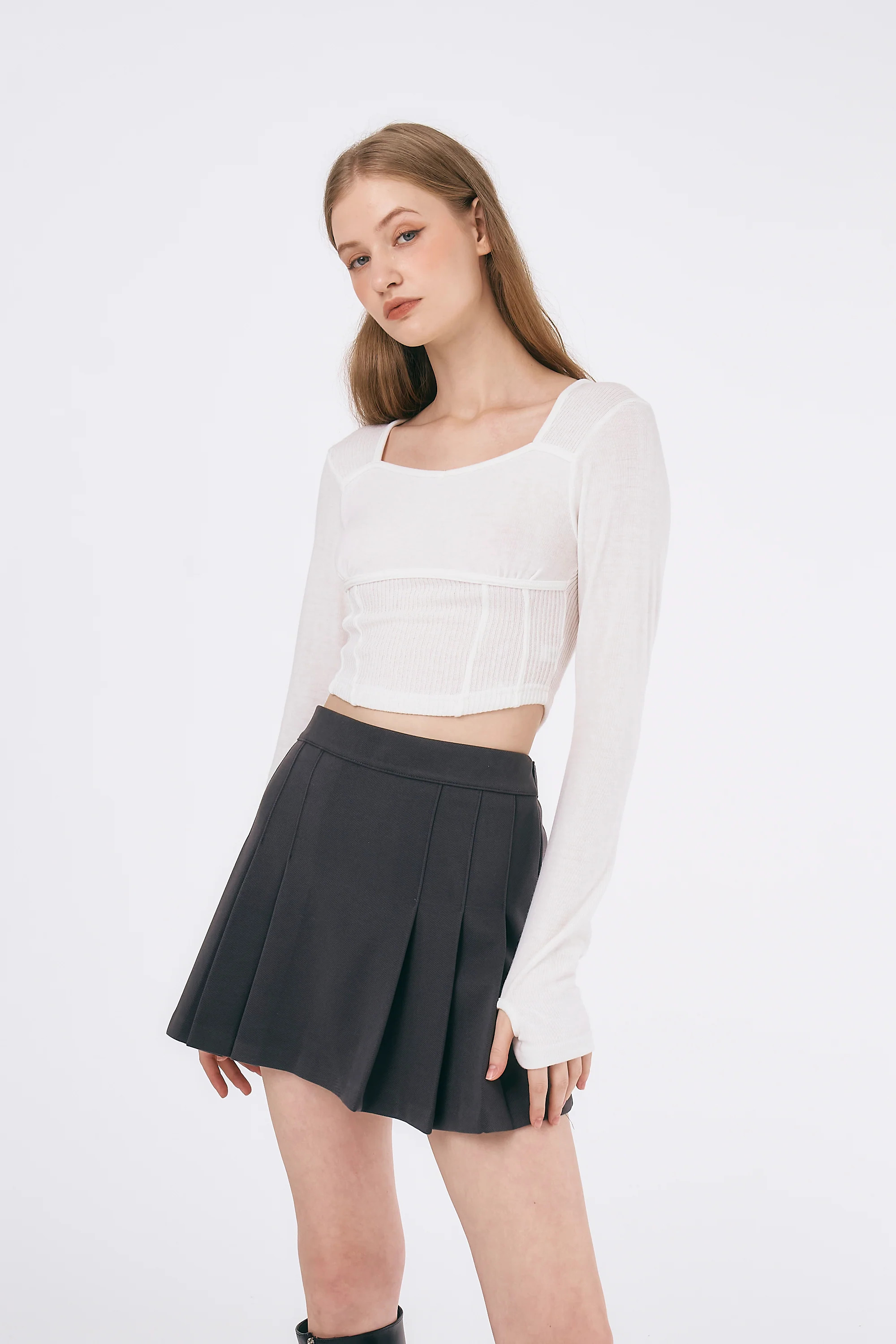 Coleen Pleated Mini Skirt | Storets (Global)
