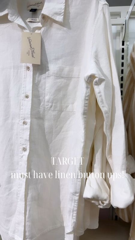 The best $25 linen button downs! TONS of colors! These sell out every season! Do not wait! 
I do small & got white and tan stripes and yellow! 

Target finds. Linen. Spring tops. Button down. Spring style. 




#LTKstyletip #LTKfindsunder50 #LTKSeasonal