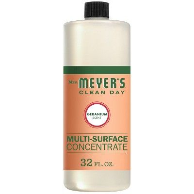 Mrs. Meyer's Geranium All Purpose Cleaner Concentrate - 32 fl oz | Target
