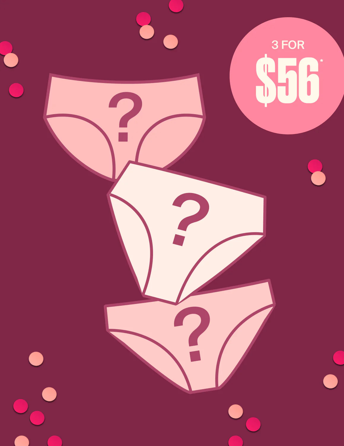 Super Leakproof Mystery 3-Pack | Invisible Period Panties | Knix CA
