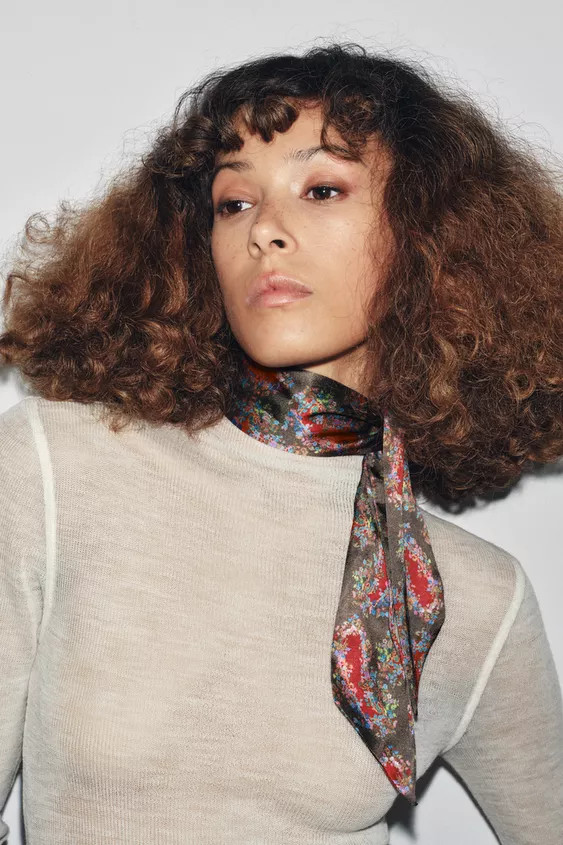 PRINTED TIE SCARF | Zara UK