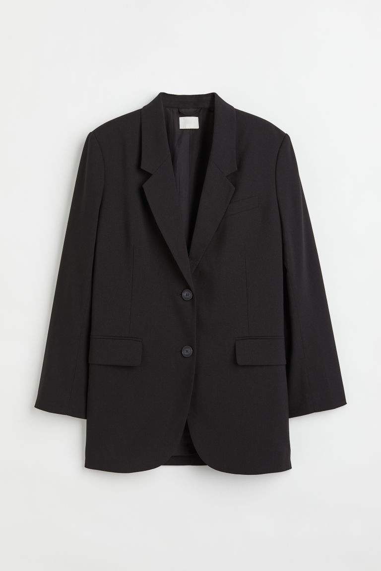 H & M - Oversized Blazer - Black | H&M (US + CA)