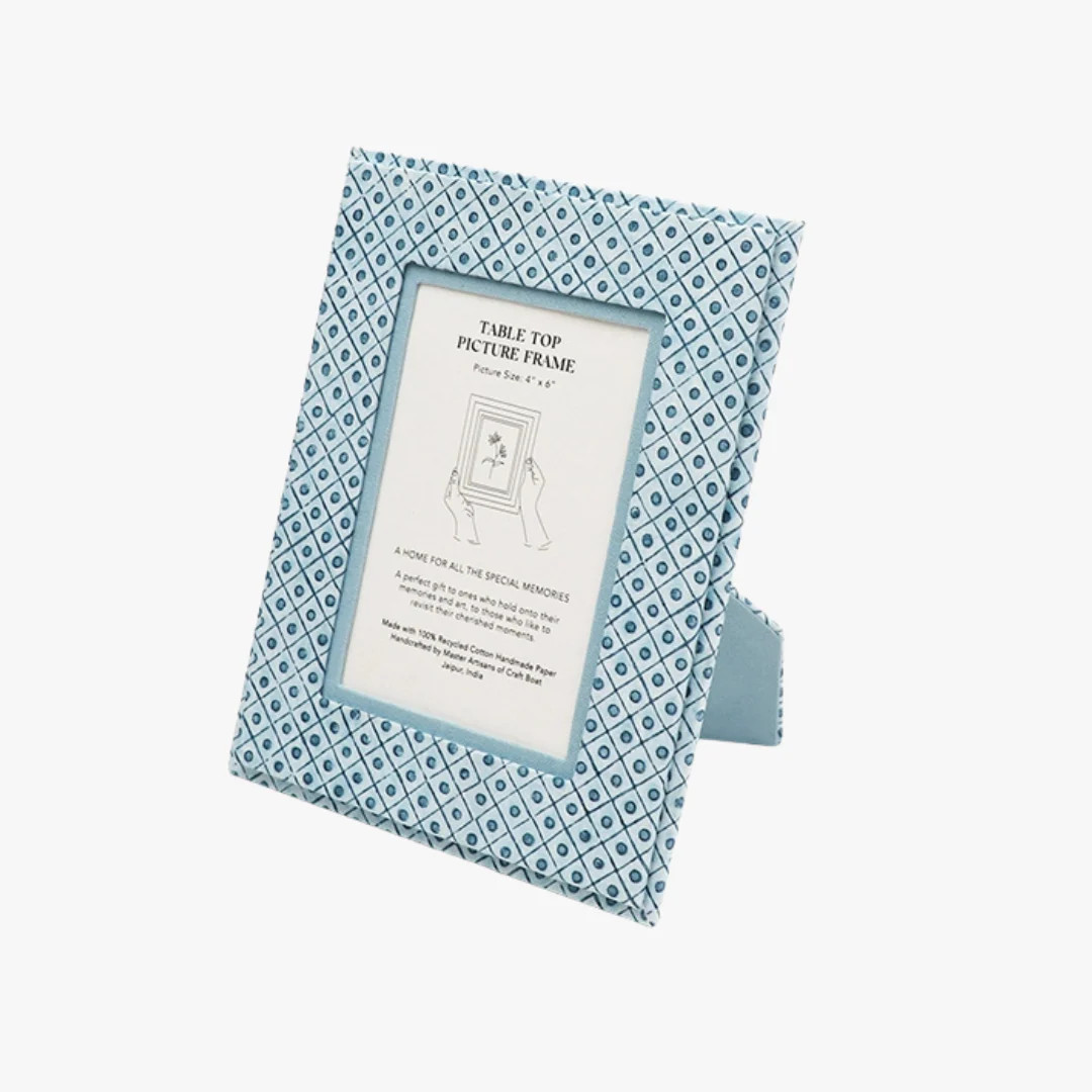Blue Dot Photo Frame | Dear Keaton