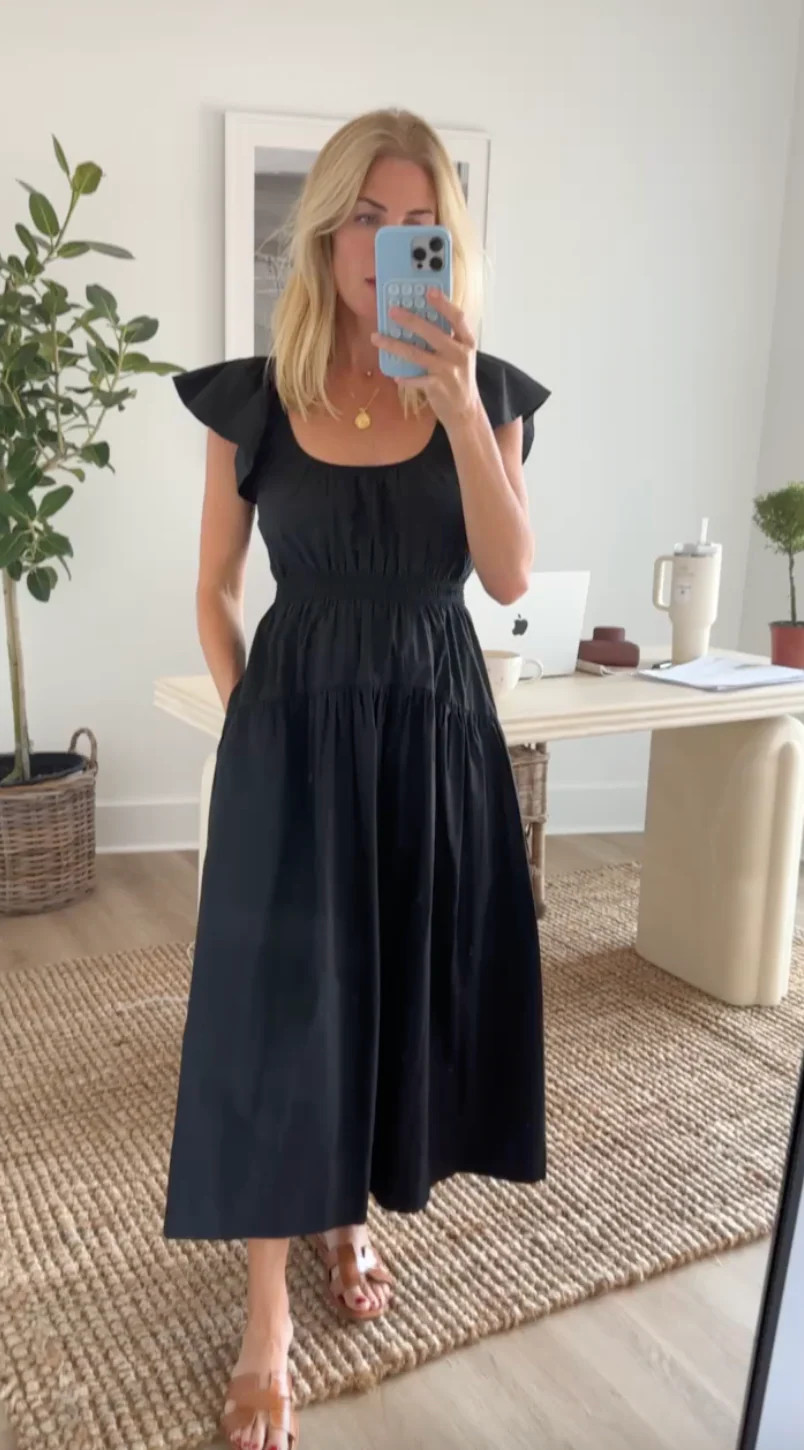 Jane Dress - Bonita Black | Marea