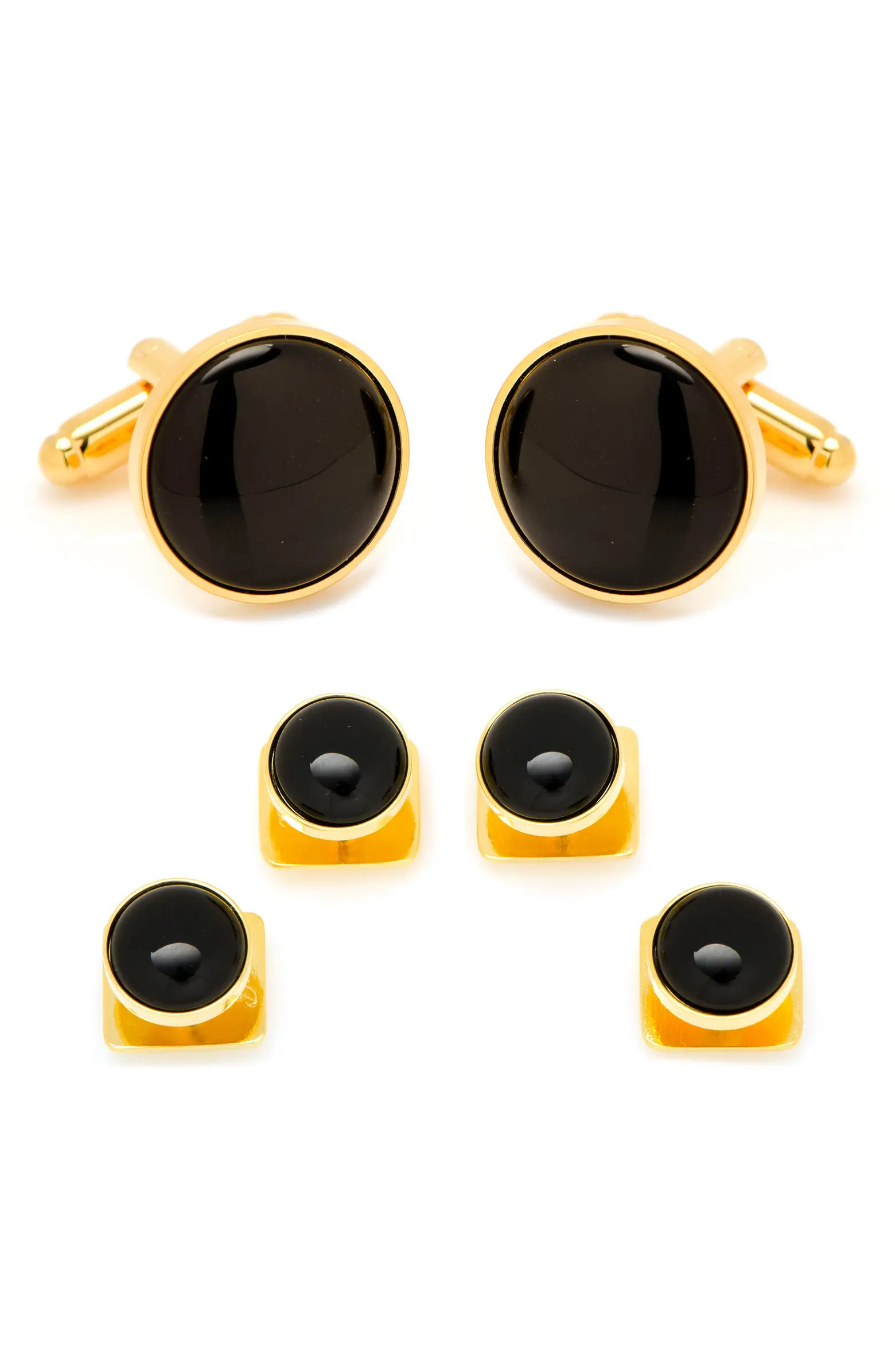 Onyx Cuff Link & Stud Set | Nordstrom