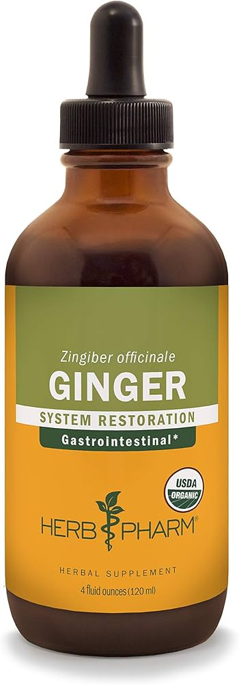 Herb Pharm Certified Organic Ginger Liquid Extract for Digestive Support - 4 Ounce | Amazon (US)