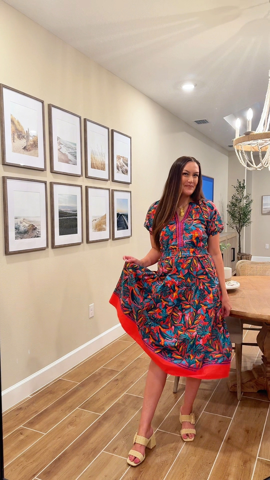 The perfect midi dress for Summer! Lightweight and easy to throw on, great value for the price!

I’m 5’6” and wearing a size Small, will try sizing up one to a Medium if I decide to keep her!

#LTKfindsunder100 #LTKSeasonal #LTKVideo