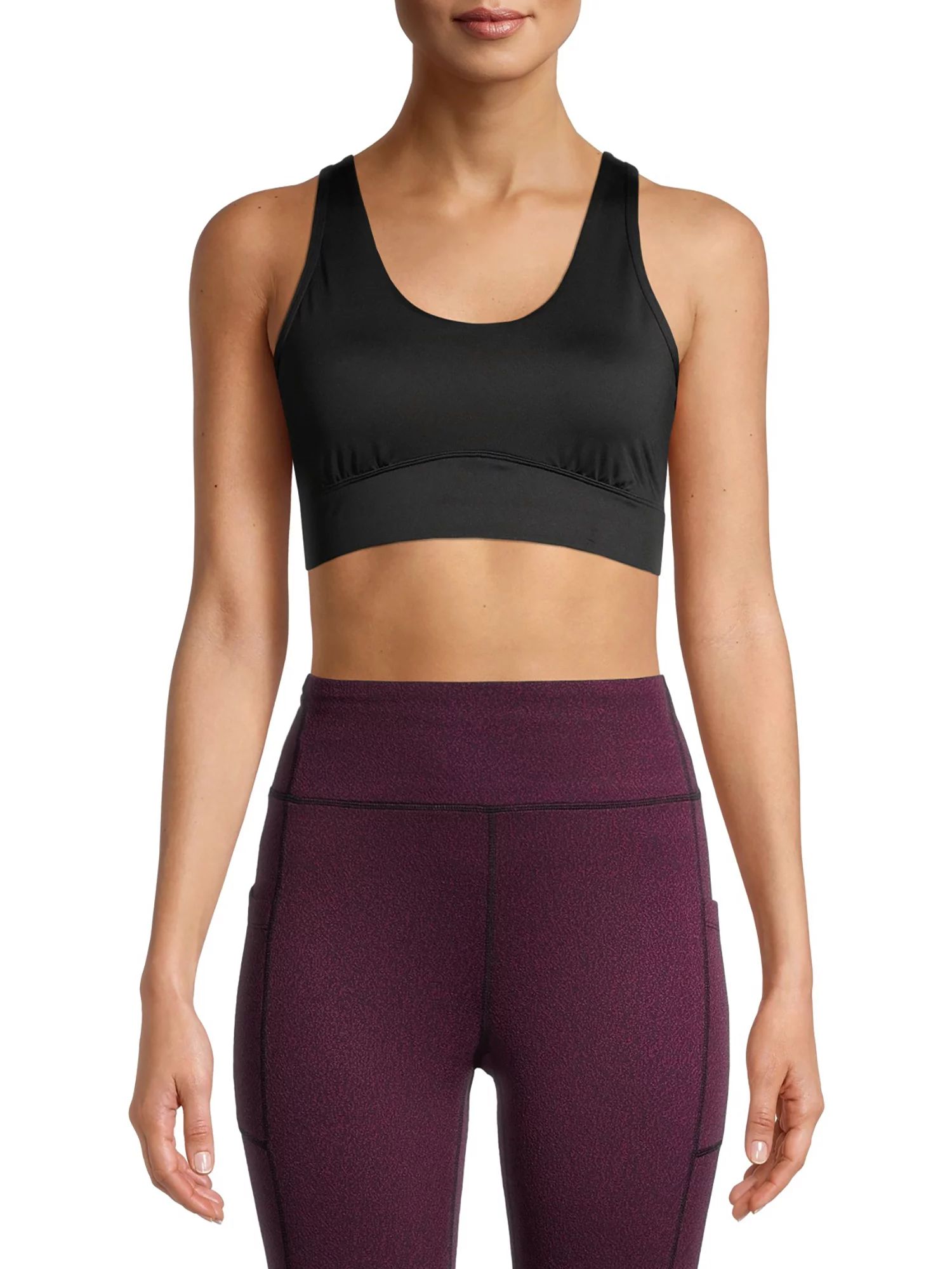 Avia Low Support Twist Back Sports Bra - Walmart.com | Walmart (US)