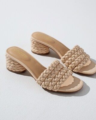 Neutral Braided Leather Sandals | Chico's