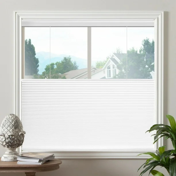 Biltek Cordless Top-Down & Bottom-Up Cellular Honeycomb Pleated Blinds Sheer Shades, Child & Pet ... | Walmart (US)