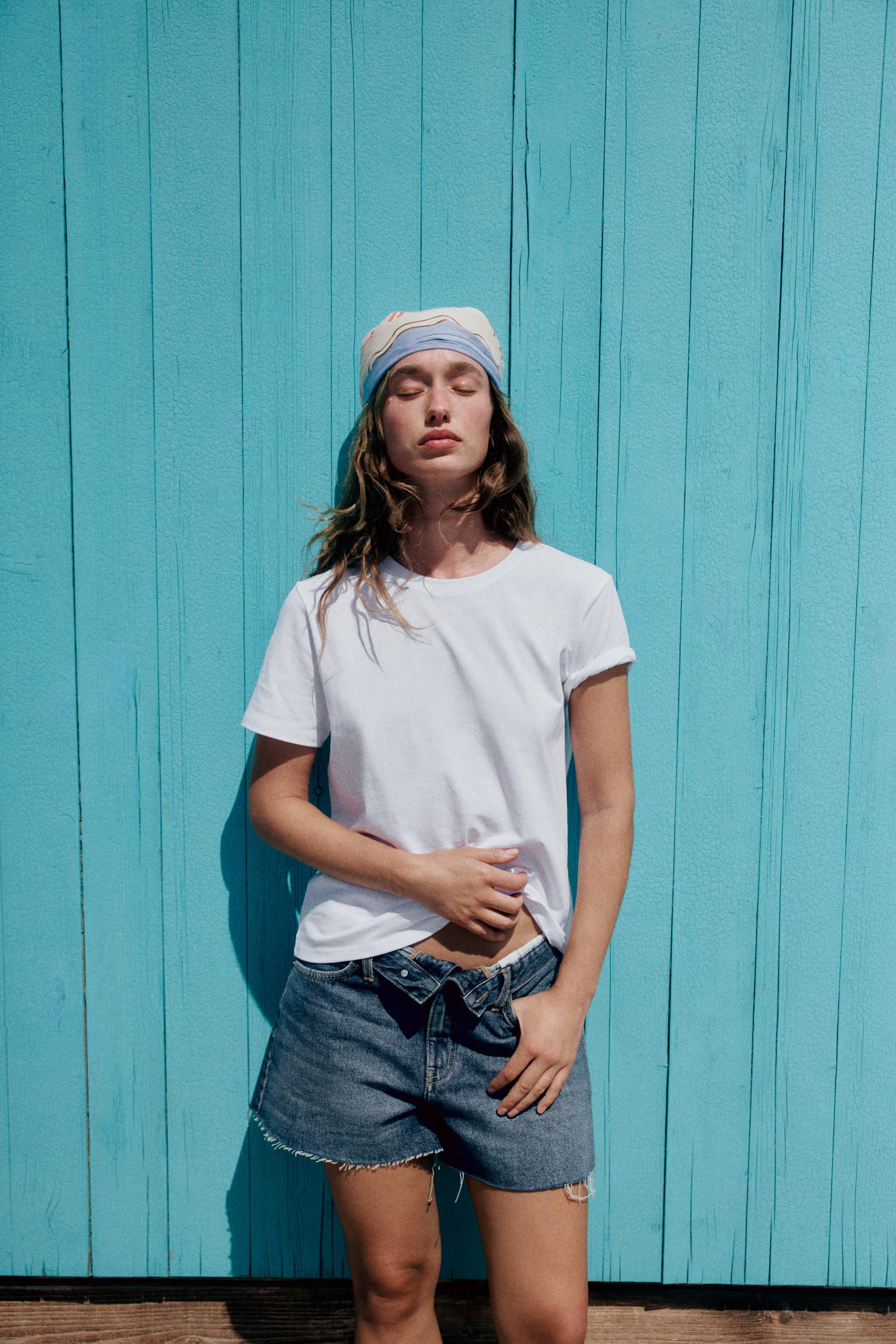 RUSTIC COTTON T-SHIRT | Zara Canada