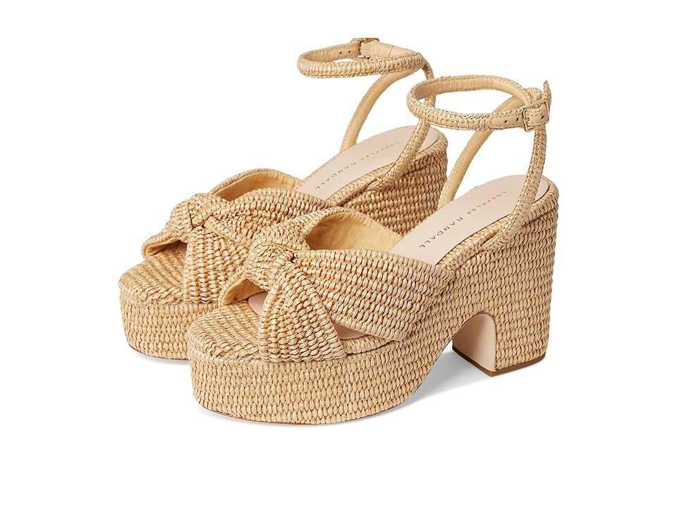 Loeffler Randall Chunky Platform Sandals Women's Wedge Shoes Natural : 11.5 B - Medium | Zappos