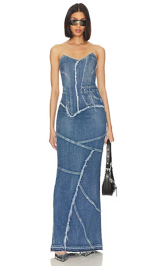 Tamara Denim Dress in Sea | Blue Denim Dress | Summer Dress Casual | Summer Dresses 2023 | Revolve Clothing (Global)