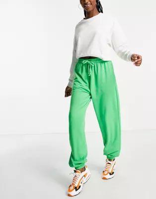 Topshop oversized 90s jogger in green | ASOS (Global)
