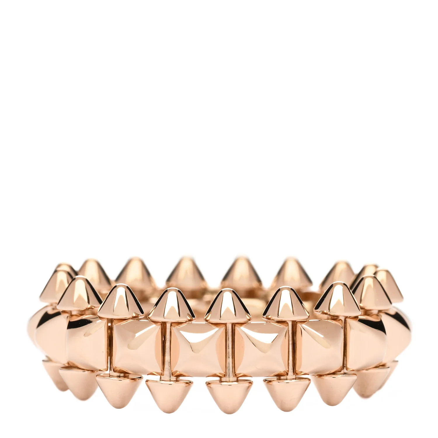 18K Pink Gold MM Clash De Cartier Ring 53 6.5 | FASHIONPHILE (US)