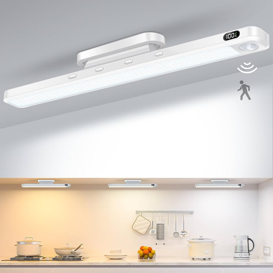 WILLED 3W Motion Sensor Lights Indoor,Eye-Care Wardrobe Lights Motion Sensor with Battery Level D... | Amazon (UK)